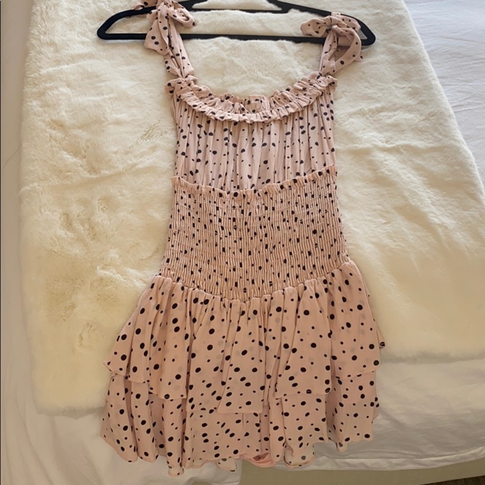 Planet blue dress